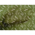 thumbnail image 4 of oneOone Cotton Poplin Green Fabric Florals Sewing Material Print Fabric By The Yard 42 Inch Wide, 4 of 4