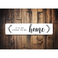 thumbnail image 2 of It's So Good To Be Home Sign, Home Decor, Family Aluminum Metal Decor Sign - 4x18 inches, 2 of 4