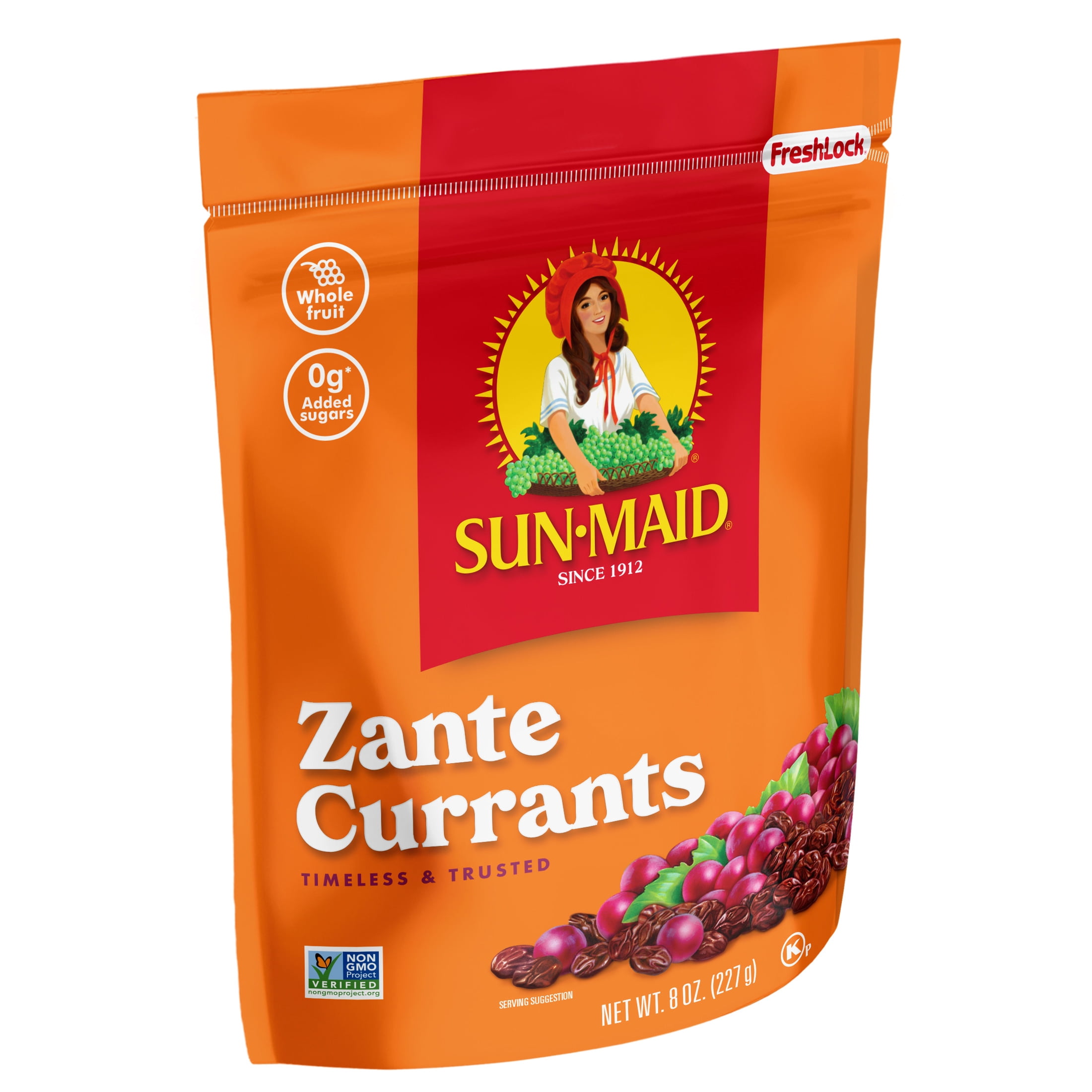 (2 pack) Sun-Maid® California Sun-Dried Zante Currants 8oz Resealable Bag