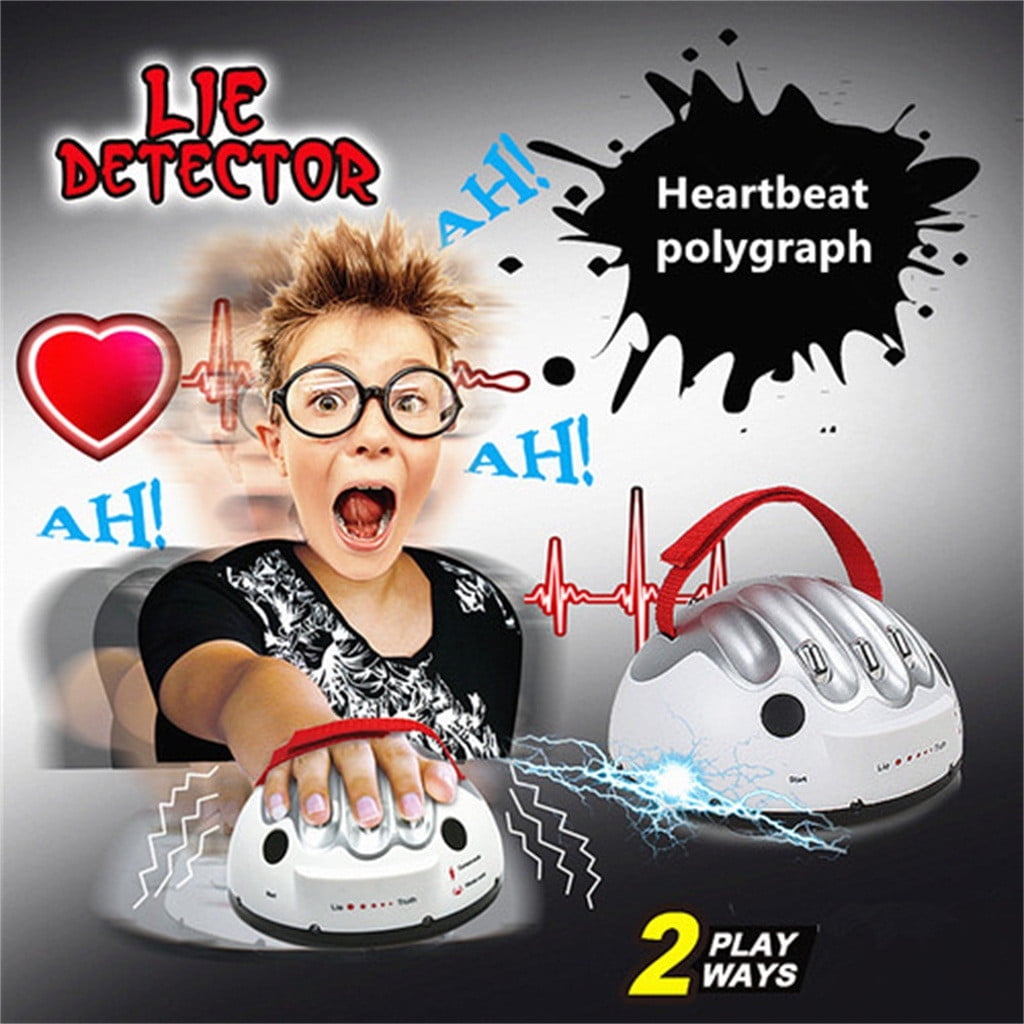Lie Detector Game Toys Safety Electric Shock Polygraph Adult Lie Truth Test game 
