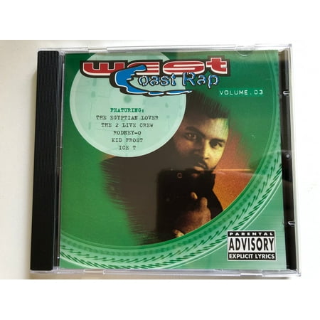 West Coast Rap - Volume 03 / Featuring: The Egyptian Lover; The 2 Live Crew; Rodney-O; Kid Frost; Ice T / Dance Factory Audio CD 1997 / DFR 02-7289-2