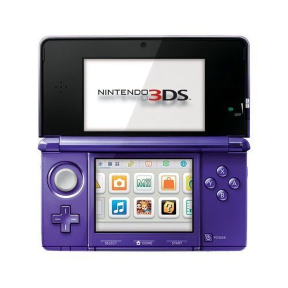 Restored Nintendo 3DS Midnight Purple (Refurbished)