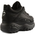 thumbnail image 3 of Buffalo 1339-14 2.0 Men's Lace Up Leather Platform Trainers In Black Size 12, 3 of 6