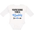thumbnail image 3 of Inktastic you're going to be a daddy blue Boys or Girls Long Sleeve Baby Bodysuit, 3 of 5