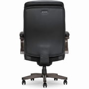 La-Z-Boy LZB48961A Big & Tall Wood Executive Chair, Black