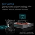 thumbnail image 2 of AC Infinity MULTIFAN S1, Quiet 80mm USB Fan, UL-Certified for Receiver DVR Playstation Xbox Computer Cabinet Cooling, 2 of 7