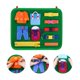 thumbnail image 1 of Ounissouiy Tablero de vestir educativo temprano para niños, colorido entrenamiento de habilidades motoras, tablero de fieltro y seguro, Juguetes Educativos, 1 of 6