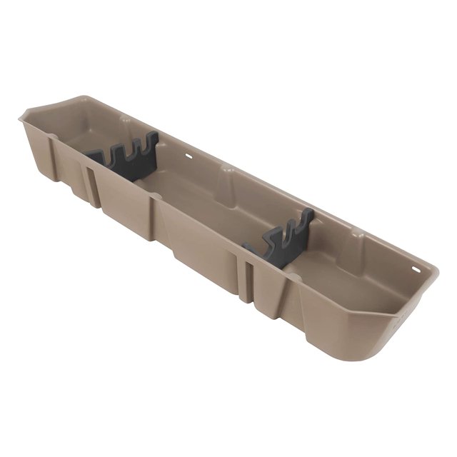 DU-HA 20112 Underseat Gun Storage System Compatible with 15-22 Ford F150 SuperCrew, Tan