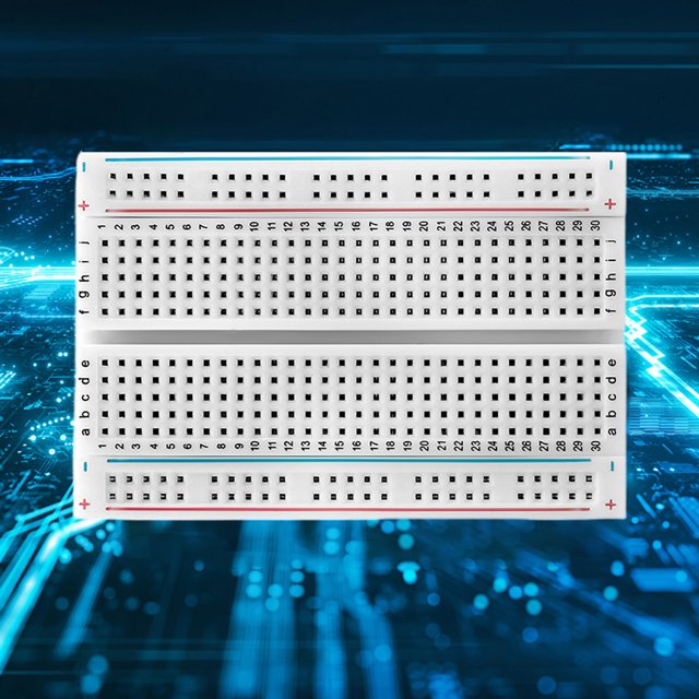 Tablero De Prueba Universal Breadboard 400 Point Cavity Boards MB-102 para montaje y puesta en marcha de circuitos