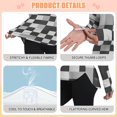 thumbnail image 4 of FORMRS Womens Long Sleeve Shirts UPF 50+ Sun Protection Quick Dry Fishing Hiking Tops, Size S-2XL, Black and Gray Plaid Pattern, 4 of 8