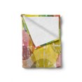 thumbnail image 2 of Abstract Soft Flannel Fleece Throw Blanket, Geometrical Image Rounds with Vintage Retro Designwith Rainbow Colors Art Print, Cozy Plush for Indoor and Outdoor Use, 50" x 70", Multicolor, by Ambesonne, 2 of 6