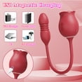 thumbnail image 5 of Xbonp 2 in 1 Rose Sucking Vibrator for Women with Thrusting G-Spot Vibrator Vibrating, 5 of 8