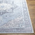 thumbnail image 6 of Mark&Day Washable Rugs, 5x8 Nora Traditional Sky Blue Area Rug, Blue Grey Carpet for Living Room, Bedroom or Kitchen (5'3" x 7'3", Machine Washable), 6 of 9