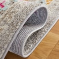 thumbnail image 5 of SAFAVIEH Madison Dayna Trellis Bordered Area Rug, Grey/Beige, 5'3" x 7'6", 5 of 8