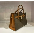 Michael Hamilton Lock In Michael Kors Hamilton Medium Leather Satchel Handbag, Crossbody Purse ...