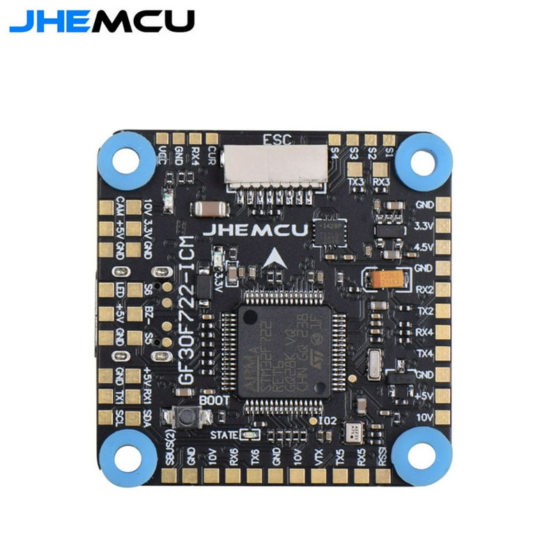JHEMCU GF30F722 ICM F722 F7 HD Baro OSD 5V 10V Dual BEC Flight