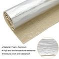 thumbnail image 4 of Uxcell 3.28ftx1.64ftx0.2inch Heat Resistant Aluminum Foam Insulation Sheet Beige, 4 of 5
