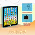 thumbnail image 4 of Baby Learning Tablet Educational Mini Pads Toys Touch Learn Toddler Tablet for ABC Numbers Words Gift for Boys Girls Aged 1-6 Year Old Kids Blue, 4 of 10