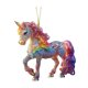 thumbnail image 1 of Adornos de caballos para el árbol de Navidad Adorno colgante de caballo de acrílico 2D con brillantes Regalo para mujeres, niñas y amantes de los caballos, 1 of 7