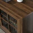thumbnail image 5 of Walker Edison Modern Farmhouse TV Stand for TVs Up to 80", Dark Walnut, 5 of 11