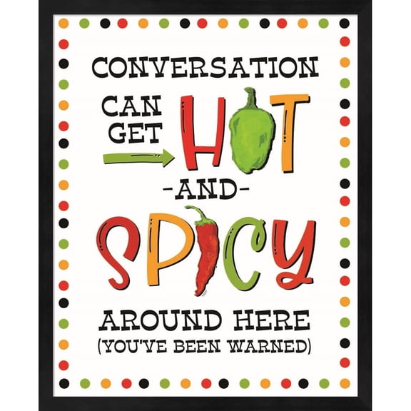 Great Art Now Hot & Spicy V by Tara Reed, Framed Wall Art, 17.25W x 21.25H