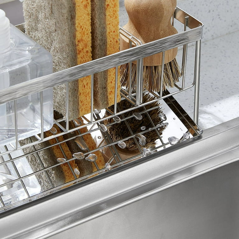 Modern Kitchen Sink Caddy with Drain Tray – Essentra Home