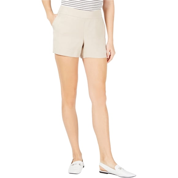 maison Jules - Pantalones cortos casuales para caminar para mujer, color beige, extragrande