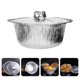 thumbnail image 4 of Pot de aluminio de aluminio con recipiente de cocción reciclable tapa olla de aluminio de aluminio para acampar vacaciones, 4 of 8