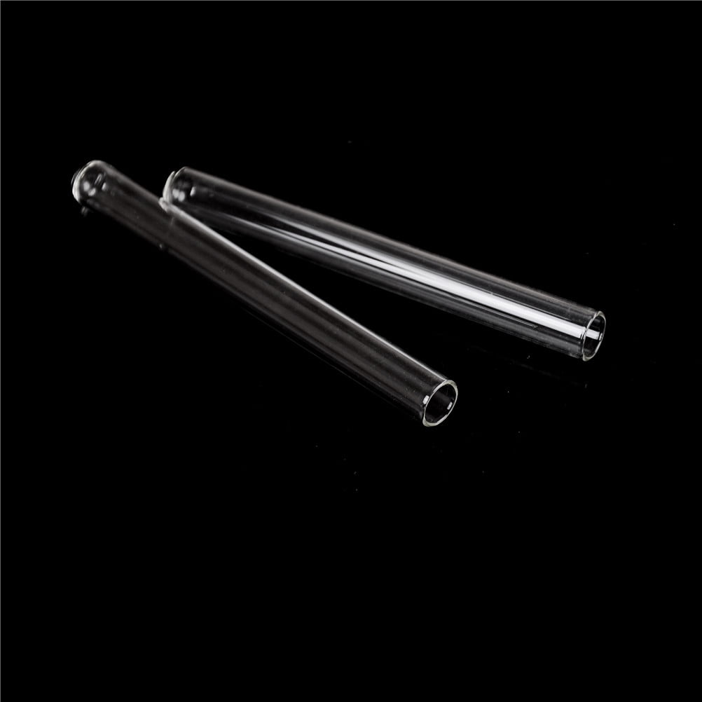 10Pcs 100 mm Pyrex Glass Blowing Tubes 4 Inch Long Thick Wall Test Tube