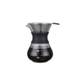 thumbnail image 1 of Bewildely Percolador de cafetera para el hogar, suministros de café de superficie lisa, diseño de mango, utensilios de cocina, hervidor de agua para Juegos de servir café y té 400ml con filtro Bewildely HA065475-02, 1 of 6