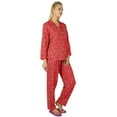 thumbnail image 4 of Bimba Women Rayon Night Wear Pajama Set Printed Full Sleeve Shirt with Pyjamas, 4 of 5