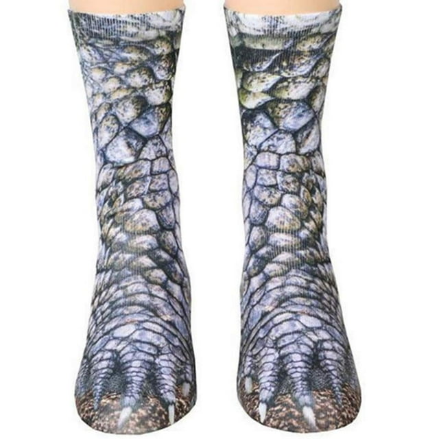 Divertidos regalos de Navidad, calcetines novedosos con forma de pata de animal en 3D, calcetines de relleno perfectos para animales, para adultos, mujeres, hombres y adolescentes.