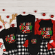 thumbnail image 2 of Camisetas estampadas Somos familia 2025 Camisetas familiares a juego Ropa de fiesta para papá/mamá/hermano/bebé Regalo de Navidad, 2 of 5