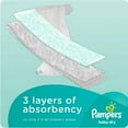 thumbnail image 4 of Pampers Baby Dry Diapers Size 2 Bonus Pack 120 Count, 4 of 10