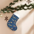thumbnail image 4 of Cauagu French Bulldog Dog In Beret for Christmas Stockings,1-Pack Large Xmas Stocking Holiday and Farmhouse Stocking Fit for Christmas Holiday Party Decoration(17.7*11 Inch), 4 of 7