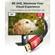 thumbnail image 2 of Cable HDMI JSAUX 8K 2.1, 48 Gbps, alta velocidad, 10 pies, paquete de 2 unidades, rojo, 2 of 7