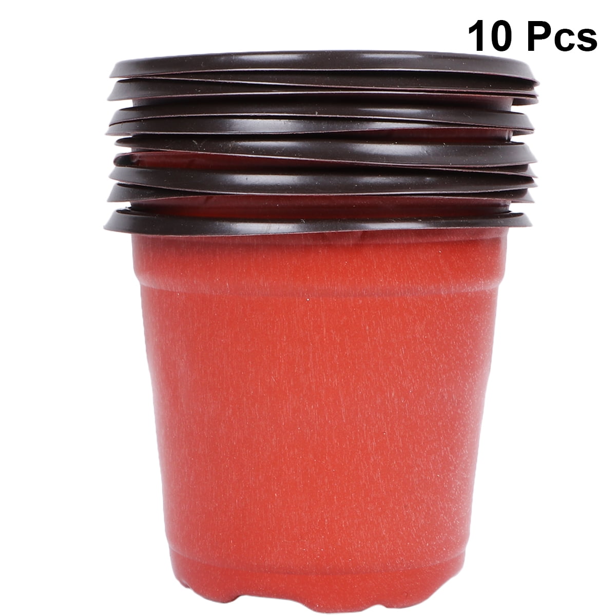 10PCS Plastic Plant Flower Pots Nursery Seedlings Pot 10PCS Plastic Plant Flower Pots Nursery Seedlings Pot