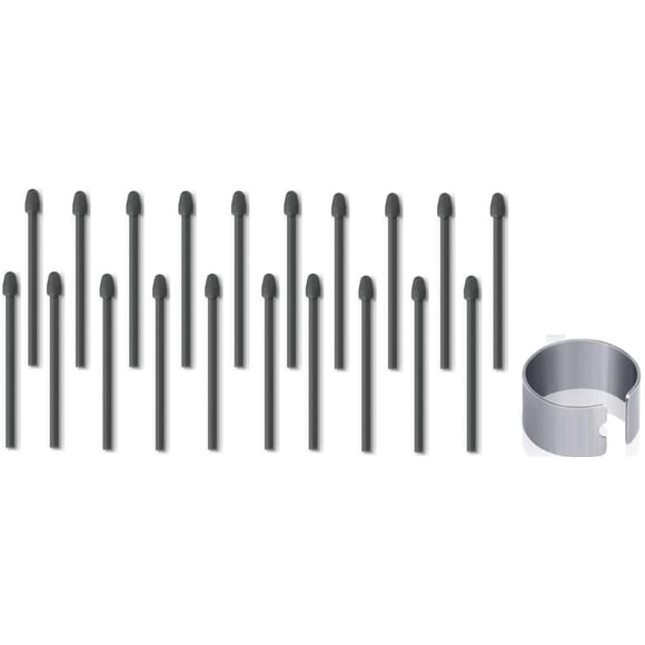 fllynewrite 20 Puntas de Bolígrafo 2B Negras para Remarkable con Herramienta