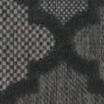 thumbnail image 6 of Nourison Easy Care Indoor/Outdoor Charcoal/Black 5' x 7' Area Rug, (5x7), 6 of 10