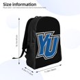 thumbnail image 3 of Mochila para portátil de la Universidad Yeshiva, bolso de viaje informal para la universidad, mochila negra para el trabajo y los negocios, regalo para hombres y mujeres, 3 of 5