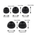 thumbnail image 5 of Superior Sound Seal Silicone Ear Tips for PowerbeatsPro2 Headphone ,Ear Plugs Secures Fit Improved Noise Isolations, 5 of 7