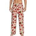 thumbnail image 2 of Goofa Tomatoes Printed Soft Pajama Pants for Men, Wide Leg Comfy Casual Lounge Yoga Pants-Large, 2 of 9