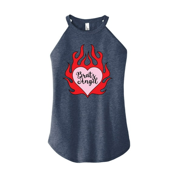 Bratz - Bratz Angel - Flames - Juniors High Neck Tank Top