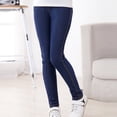 thumbnail image 4 of BULLPIANO Kids Girls Casual Denim Long Pants Children's Stretchy Jeans Pencil Pants 3-12Y, 4 of 6