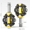 thumbnail image 2 of SPD Pedal Mountain Bike Pedals 3 Sealed Bearing 9/16" CNC Machined Cr-Mo Axle Bicycle MTB Pedals, 2 of 7