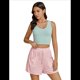 thumbnail image 3 of Pantalones Cortos de para Mujer, Modernos, de Cintura Alta, Informales, de Verano, con Cordón Ajustable, Holgados, para Playa, Rosa Talla L, 3 of 6