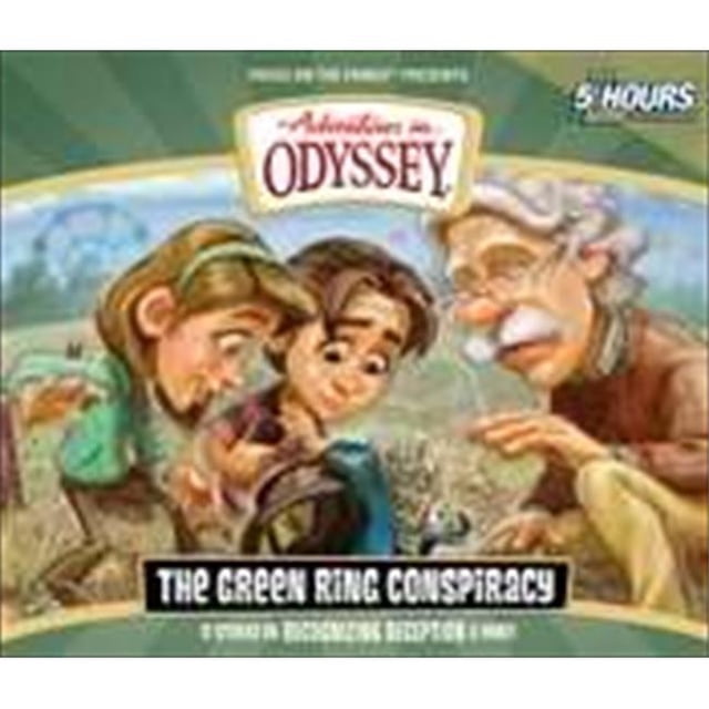 Focus On The Family 52123 Disc Adventures In Odyssey V53 Green Ring Conspiracy 4Cd