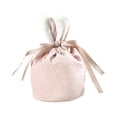 thumbnail image 4 of LSLJS Rabbit Ears Velvet Bags Easter Decor Bunny Drawstring Velvet Bag Candy Packing Bag Gift Bag With Cute Rabbit Ear, Easter Basket, 4 of 4