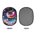 thumbnail image 2 of Naloa Starry Sky Colorful Donut Silicone Pot Holders, Oven Mitts Heat Resistant Hot Pads, Non Slip Pot Holder for Kitchen Baking and Cooking 9.4 x 7.5 Inches, 2 of 7