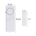 thumbnail image 4 of Alarma para puertas y ventanas - Juego de 4 alarmas antiintrusión inalámbricas - Seguridad en el hogar contra robos - Funcionamiento magnético - 100 dB, 4 of 5